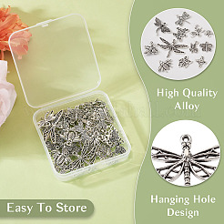 48Pcs 12 Style Tibetan Style Alloy Pendants&nbsp;FIND-TA0002-91
