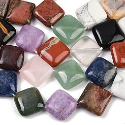 Natural Mixed Gemstone Beads Strands&nbsp;G-C220-C01-16mm
