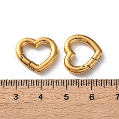 304 Stainless Steel Spring Gate Clasps&nbsp;X-STAS-A193-03G
