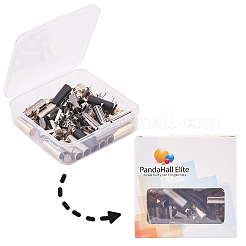 Alloy Aglets for Shoelaces&nbsp;PALLOY-PH0013-40-WH