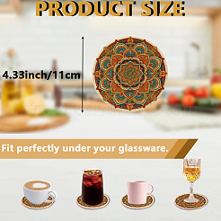 6Pcs Cotton Woven Coasters&nbsp;AJEW-WH20226-003