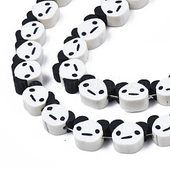 Handmade Polymer Clay Bead Strands&nbsp;X-CLAY-T020-24