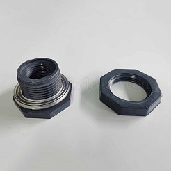Plastic Bulkhead Fitting&nbsp;TOOL-WH0134-62