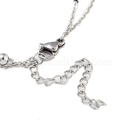 Stainless Steel Pendants Necklaces&nbsp;NJEW-U003-01H-P