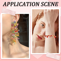 500Pcs Leaf & Flower Jewelry Making Kits&nbsp;DIY-SC0031-75