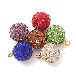 Glass Rhinestone Clay Pave Pendants&nbsp;PALLOY-JF05208
