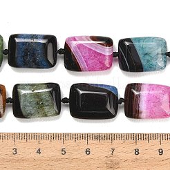 Natural Agate Beads Strands&nbsp;GG-L001-M01-01D