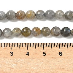 Natural Labradorite Beads Strands&nbsp;G-U017-6mm-01-A
