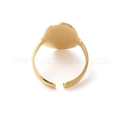 304 Stainless Steel Open Cuff Rings for Women&nbsp;LS-RJEW-G291-05G