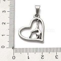 304 Stainless Steel Pendants&nbsp;STAS-Q343-10P