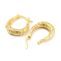 Rack Plating Brass Teardrop Hoop Earrings&nbsp;EJEW-A028-27G