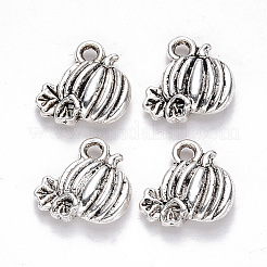 Autumn Theme Tibetan Style Alloy Charms&nbsp;TIBEP-S319-081AS-RS