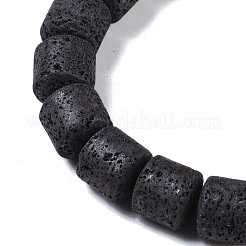 Frosted Natural Lava Rock Beads Strands&nbsp;G-E618-02D
