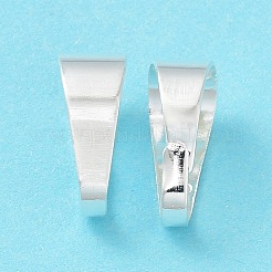 真鍮製バチカン  カドミウムフリー＆鉛フリー  925銀メッキ  13x8x5mm&nbsp;KK-R149-07S