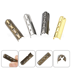 200Pcs 4 Colors Column Alloy Shoelace Buckle Connectors&nbsp;FIND-SP0004-68B