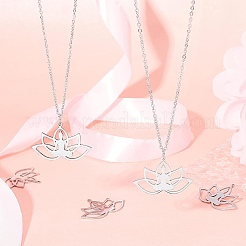5Pcs 201 Stainless Steel Pendants&nbsp;STAS-DC0009-42