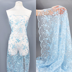 2 Yards Polyester Gauze Embroidery Fabric&nbsp;AJEW-WH0314-522B