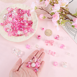 180G UV Plating Mixed Styles Acrylic Beads&nbsp;MACR-PA0001-88
