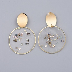 Epoxy Resin Dangle Earrings&nbsp;EJEW-JE03437