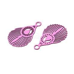 Spray Painted 430 Stainless Steel Pendants&nbsp;STAS-N121-08C