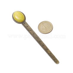 Tibetan Style Alloy Bookmark Rulers&nbsp;AJEW-JK00262-01