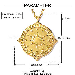 304 Stainless Steel Pendants&nbsp;SA-OY001-74G