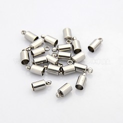 Tarnish Resistant 304 Stainless Steel Cord Ends&nbsp;STAS-N034-06