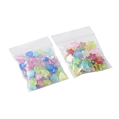 100Pcs 2 Styles Transparent Acrylic Beads&nbsp;OACR-YW0001-49