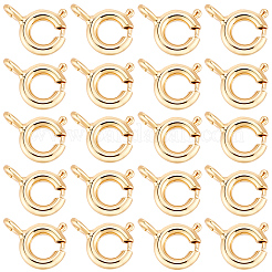 50Pcs Brass Spring Ring Clasps&nbsp;KK-BBC0025-73