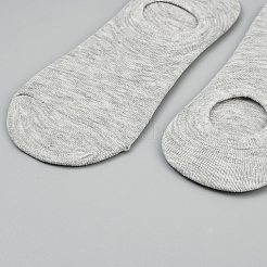 ポリエステル製滑り止めボートソックス  見えない靴下  グレー  160x80x2mm&nbsp;AJEW-WH20085-001A