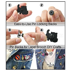 Silicone Brooch Findings&nbsp;FIND-YW0004-50