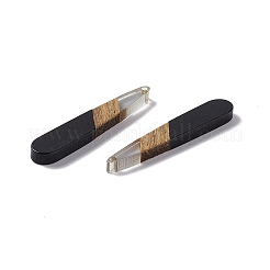 Opaque Resin & Walnut Wood Pendants&nbsp;RESI-M027-12H