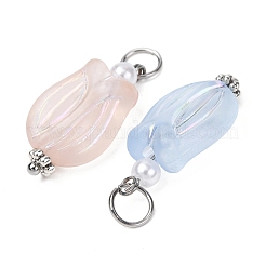 Flower Transparent Acrylic Pendants&nbsp;PALLOY-JF01483