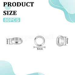 201 Stainless Steel Spacer Beads&nbsp;STAS-UN0058-50P