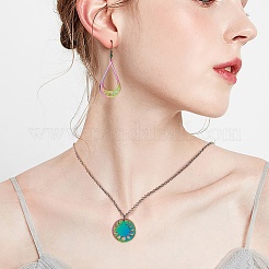 12Pcs 6 Style 201 Stainless Steel Pendants&nbsp;STAS-SZ0002-37