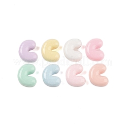 不透明樹脂デコデンカボション  DIY装飾用  文字C  13x10.5x6mm&nbsp;CRES-M033-01C