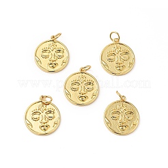 Rack Plating Brass Pendants&nbsp;KK-H431-52G