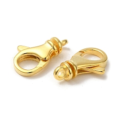 925スターリングシルバーカニカン  スタンプ925個付き  18KGP本金メッキ  16x10x5mm  穴：1.8mm&nbsp;STER-D006-17G