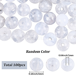 100Pcs Grade AA Natural Blue Lace Agate Beads&nbsp;G-SP0001-31
