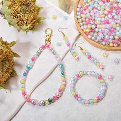 5 Bags Transparent Acrylic Beads&nbsp;TACR-SZ0001-31