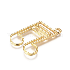 Zinc Alloy Open Back Bezel Pendants&nbsp;PALLOY-G274-03G