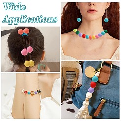 ラバー加工オペークアクリルビーズ  ラウンド  ミックスカラー  16mm  穴：2mm  約232個/500g&nbsp;MACR-CJC0009-02A
