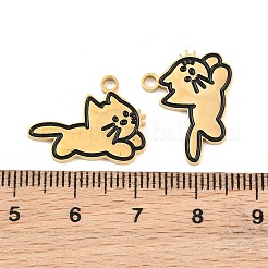 304 Stainless Steel Enamel Pendants&nbsp;SA-CBAA937-06G
