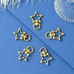20Pcs 4 Styles Heart/Star Alloy Swivel Clasps&nbsp;FIND-YW0005-60