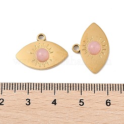 Natural Rose Quartz Pendants&nbsp;STAS-P380-16G