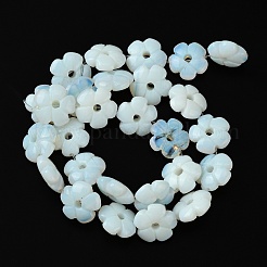 オパールビーズ連売り  花  14x14x5.5mm  穴：1.2mm  約29個/連  14.80''（37.6センチメートル）&nbsp;G-H023-B15-01