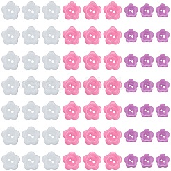 240Pcs 3 Styles Acrylic Sewing Buttons for Costume Design&nbsp;BUTT-DJ0001-11