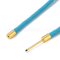 Adjustable Nylon Cord Necklace Making&nbsp;KK-CBACFA2-02G-26