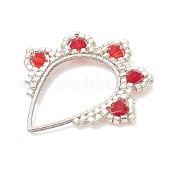 MIYUKI Delica Glass Seed Beaded Pendants&nbsp;PALLOY-MZ01243