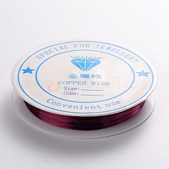 銅製ワイヤー  ニッケルフリー  パープル  26ゲージ  0.4mm  約13m /ロール&nbsp;CW0.4mm017